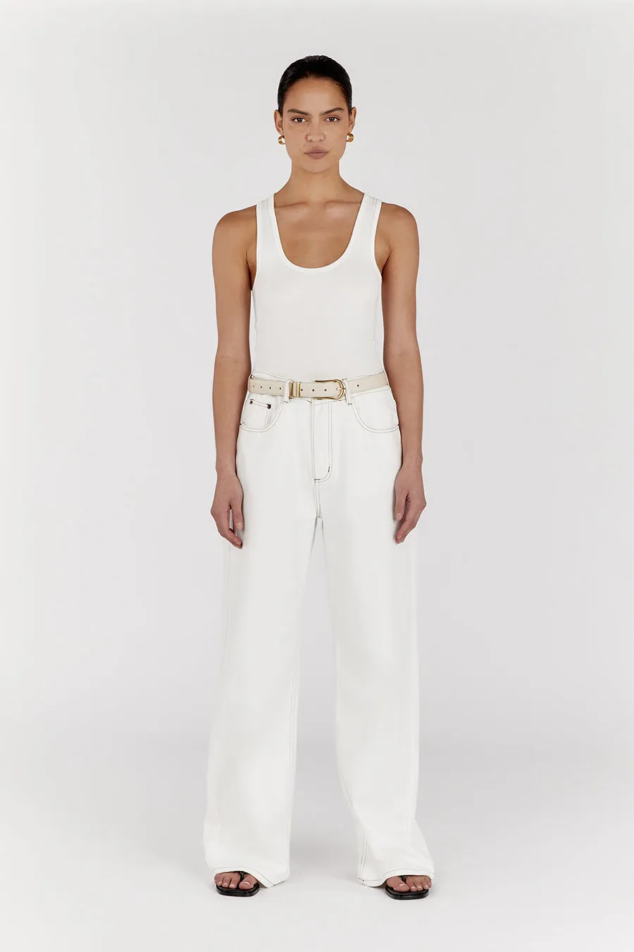 Dissh SANCIA THE ANIKA BELT OFF WHITE