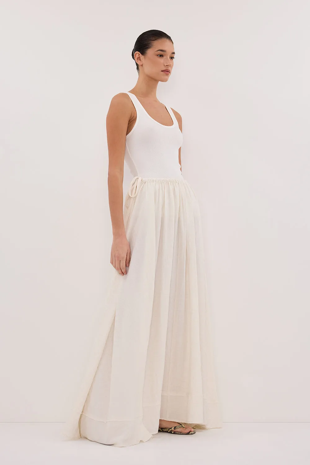 Dissh SHANIYA CREAM MARLE BOHO SKIRT