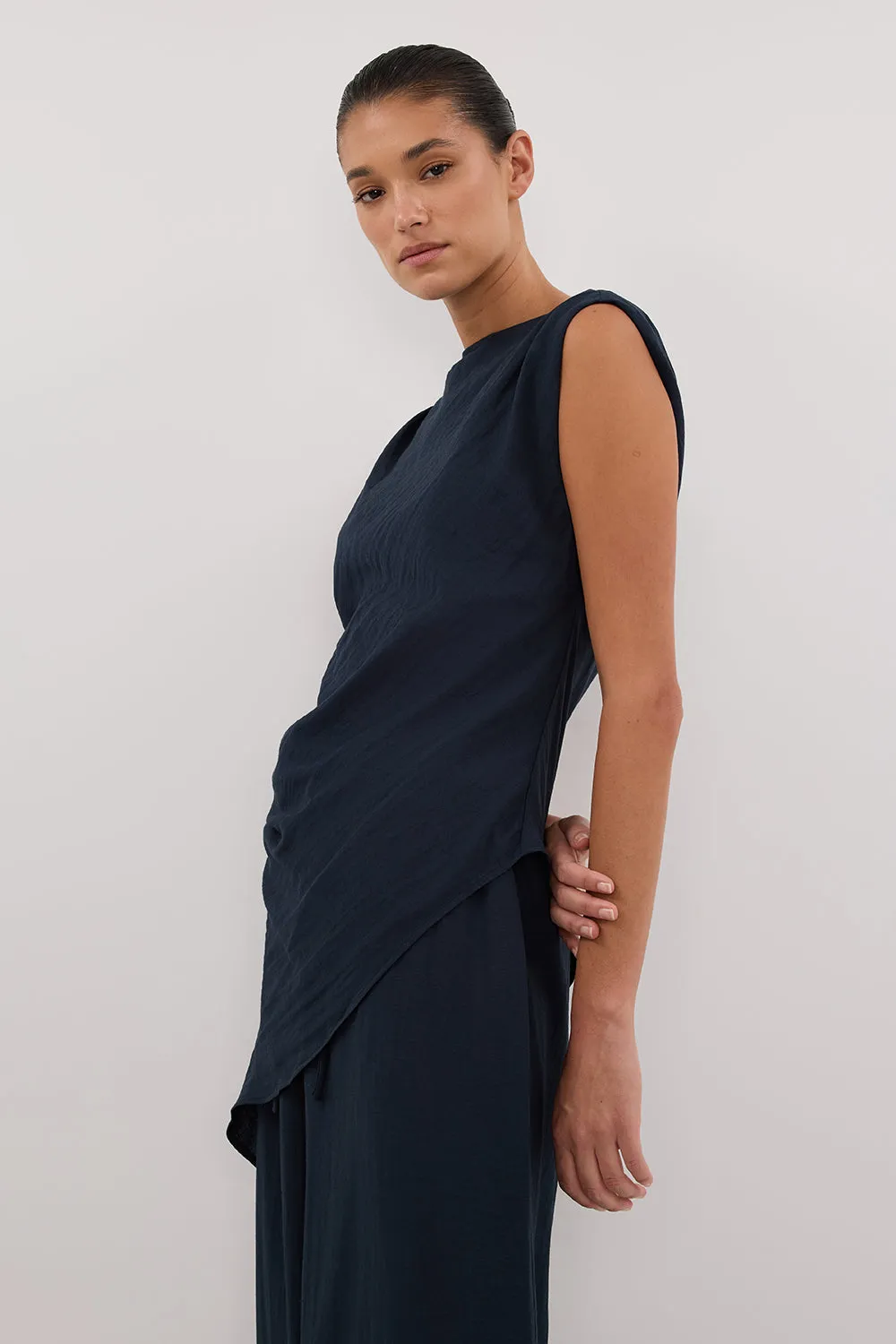 Dissh SHYLA SLATE ASYMMETRICAL TOP