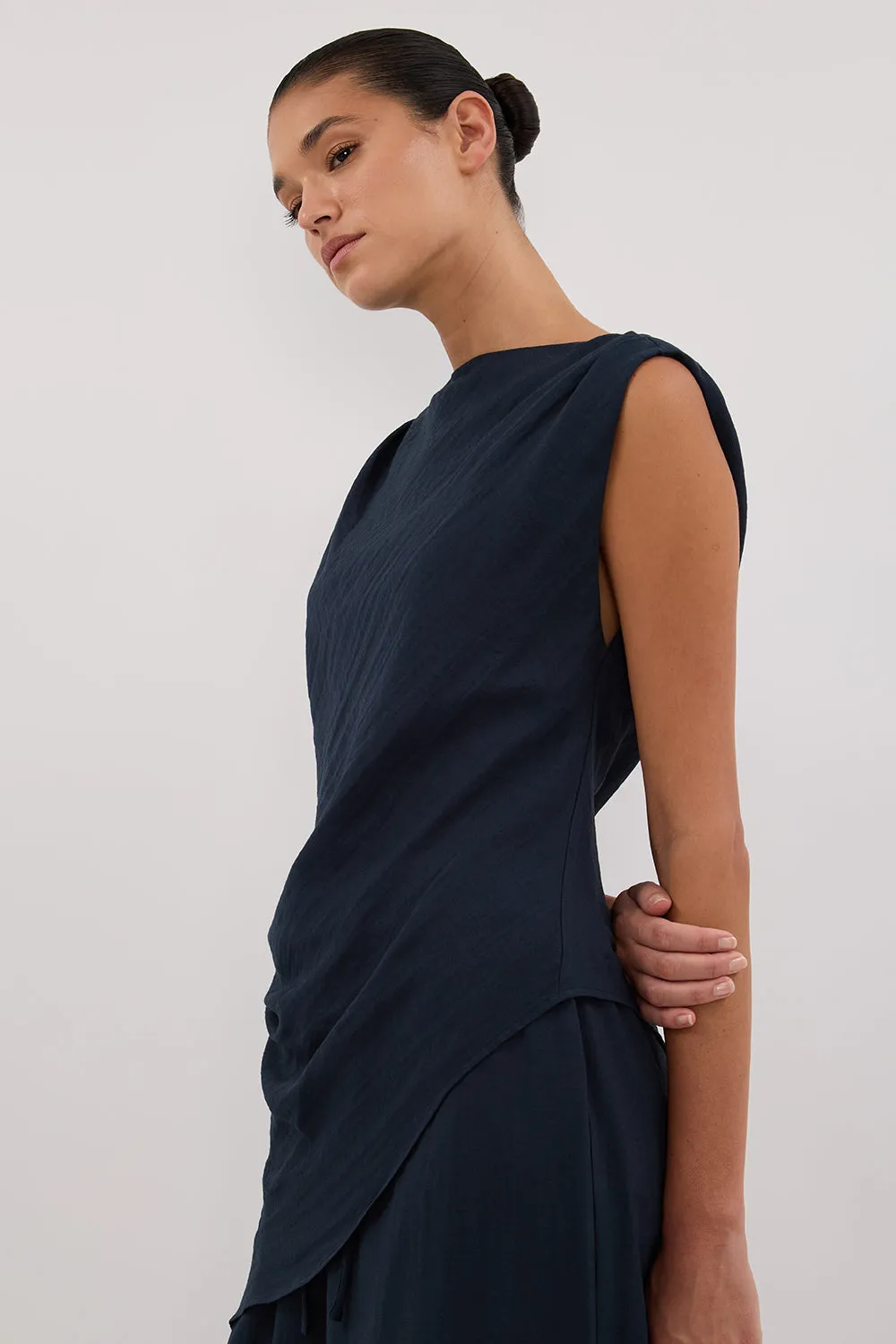 Dissh SHYLA SLATE ASYMMETRICAL TOP