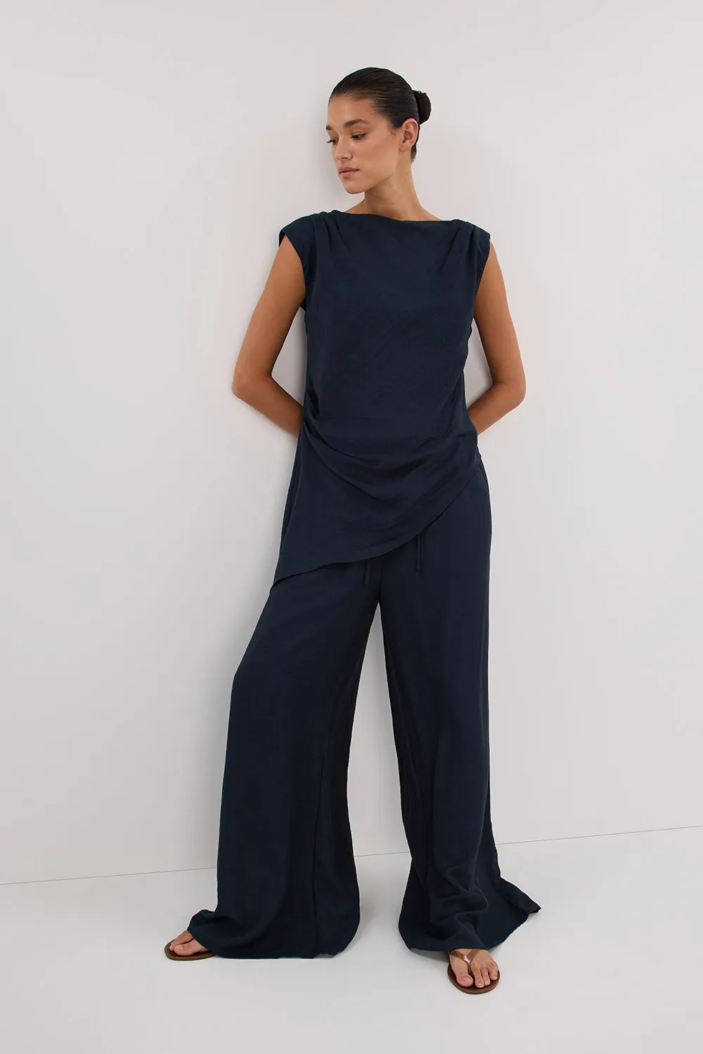 Dissh SHYLA SLATE WIDE LEG PANT