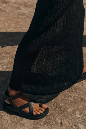 Dissh THE BALI TAILOR LENI BLACK SANDAL