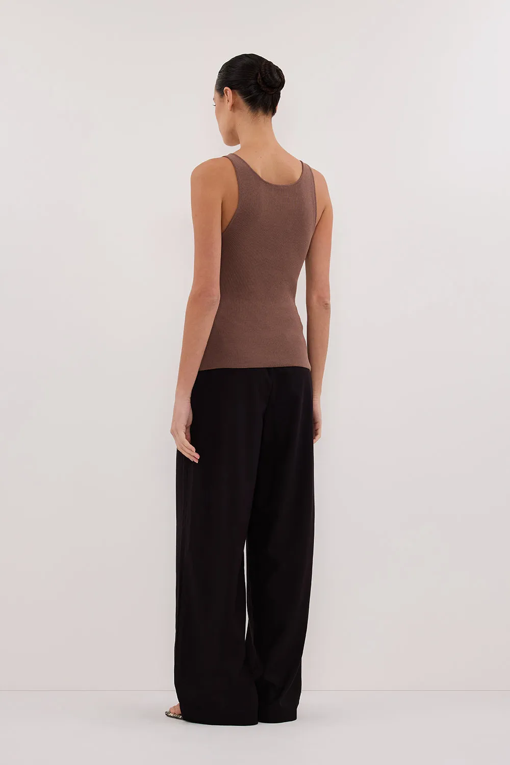 Dissh TROY TAUPE KNIT TANK