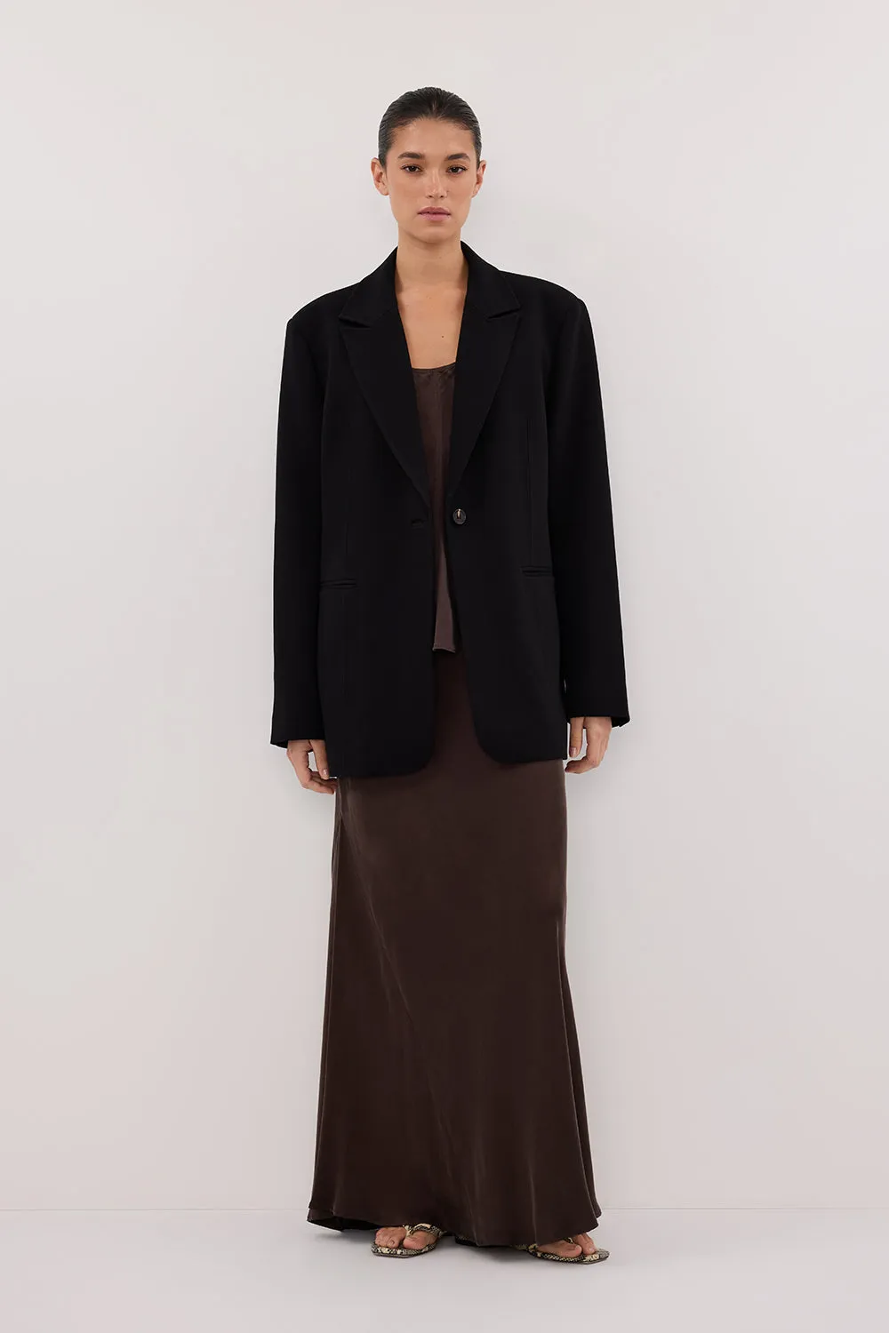Dissh WESTWOOD BLACK BOYFRIEND BLAZER