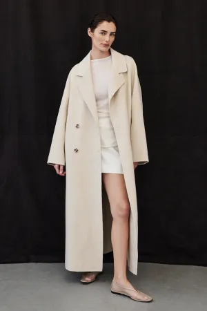Dissh YORK BONE OVERSIZED WOOL COAT