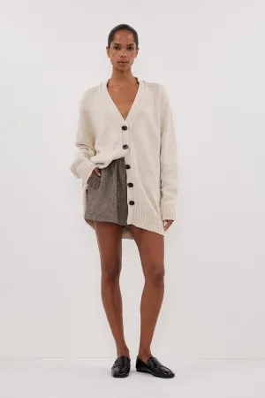 Dissh ZOE CHALK LONGLINE CARDIGAN