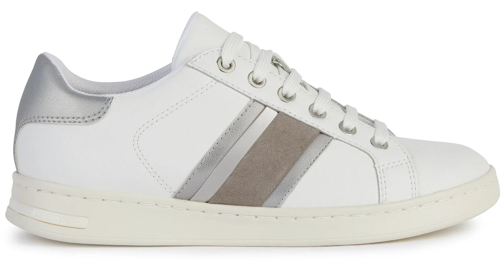 Geox D Jaysen E Womens Leather Lace Up Trainer