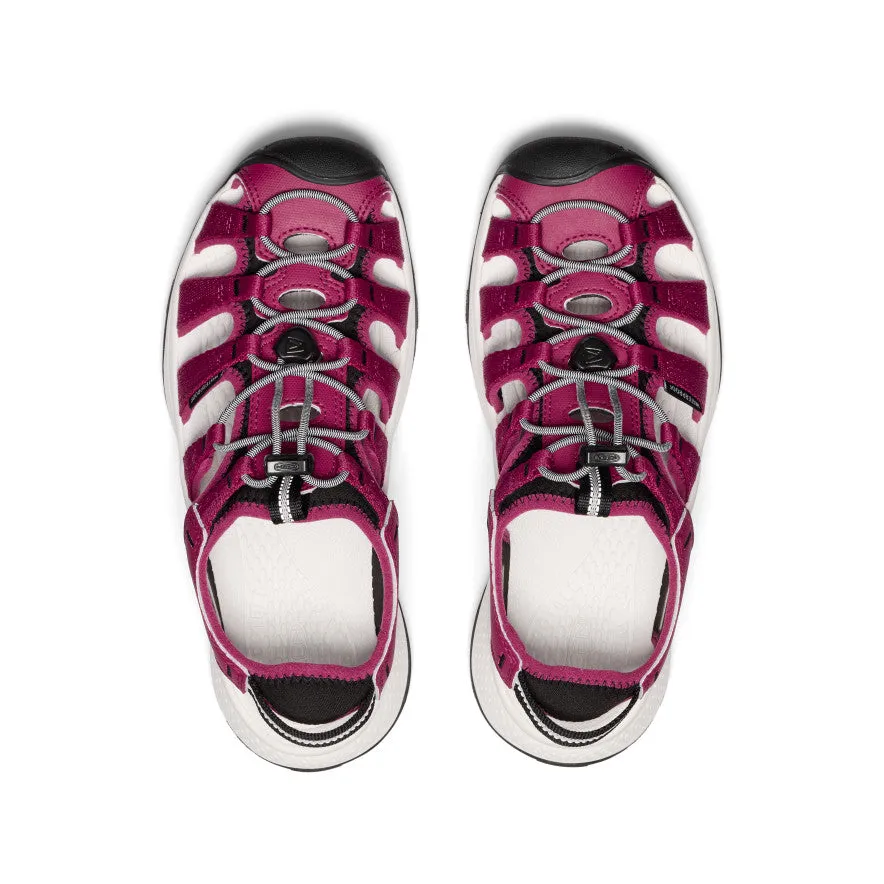 Keen Women's Astoria West Sandal  |  Beaujolais/Star White