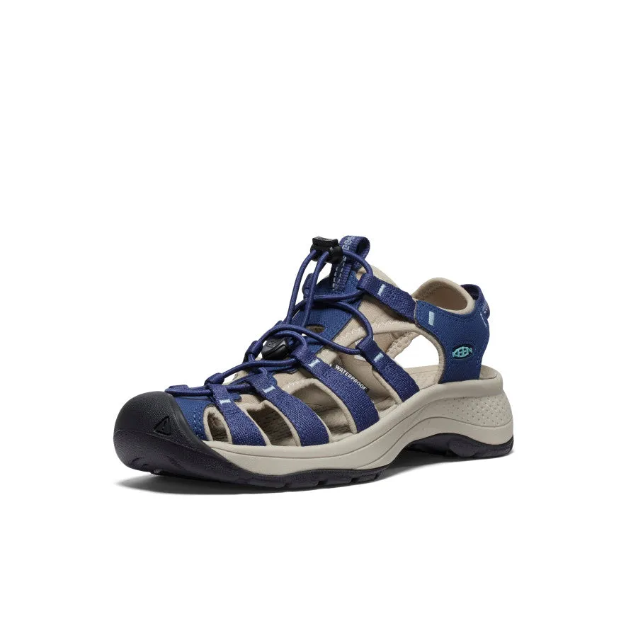 Keen Women's Astoria West Sandal  |  Naval Academy/Reef Waters