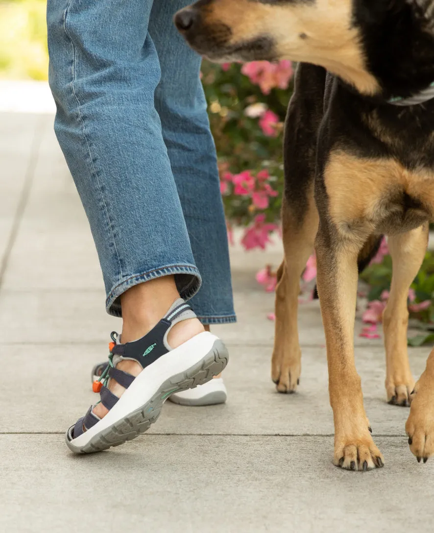 Keen Women's Astoria West Sandal  |  Naval Academy/Reef Waters