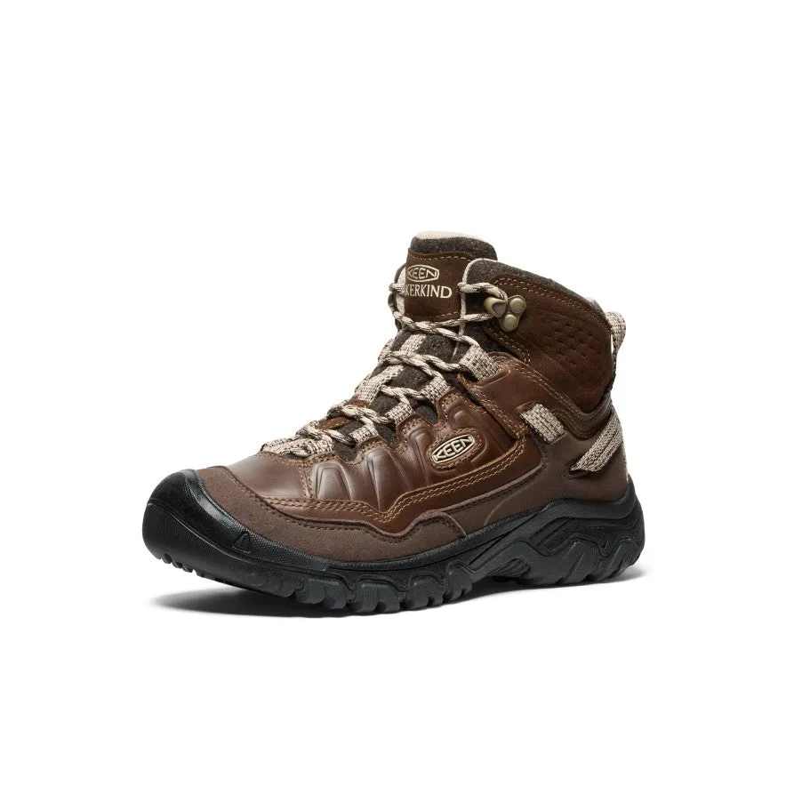 Keen Women's Targhee IV Waterproof Hiking Boot x Hikerkind  |  Dark Earth/Dark Earth