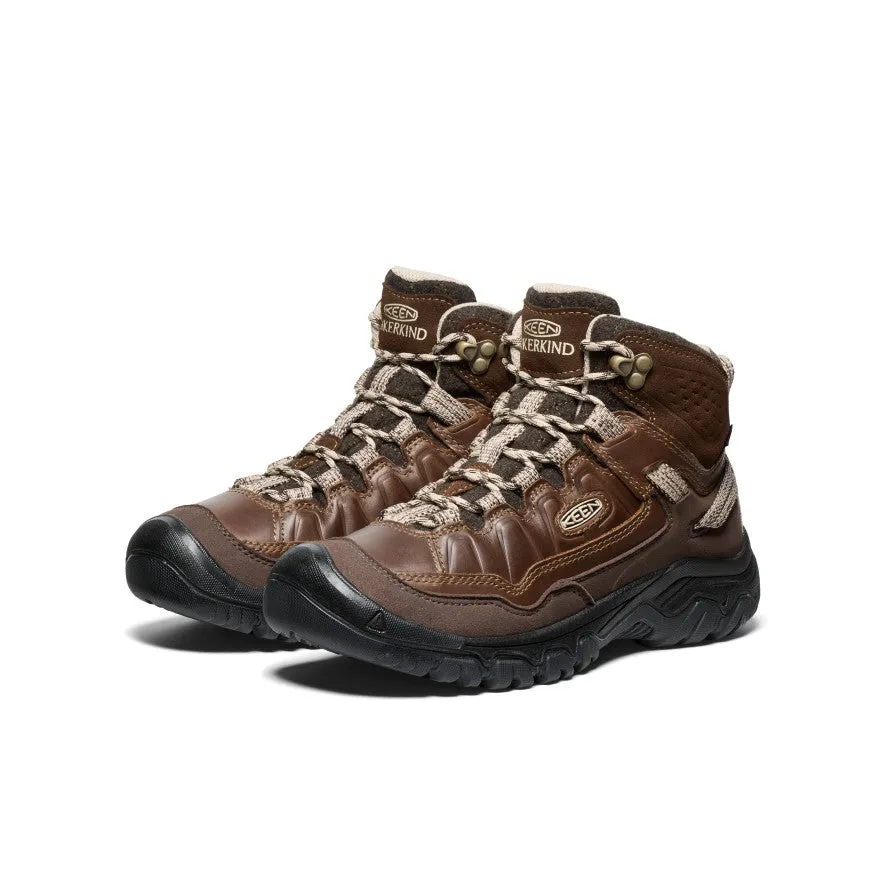 Keen Women's Targhee IV Waterproof Hiking Boot x Hikerkind  |  Dark Earth/Dark Earth