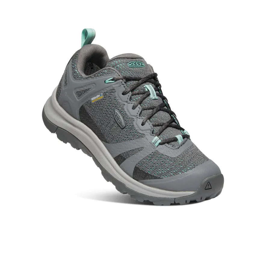Keen Women's Terradora II Waterproof Hiking Shoe  |  Steel Grey/Ocean Wave