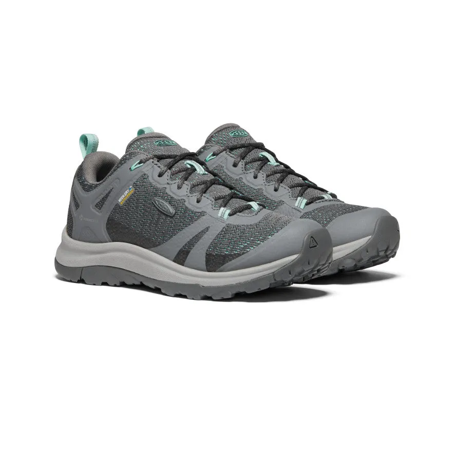 Keen Women's Terradora II Waterproof Hiking Shoe  |  Steel Grey/Ocean Wave