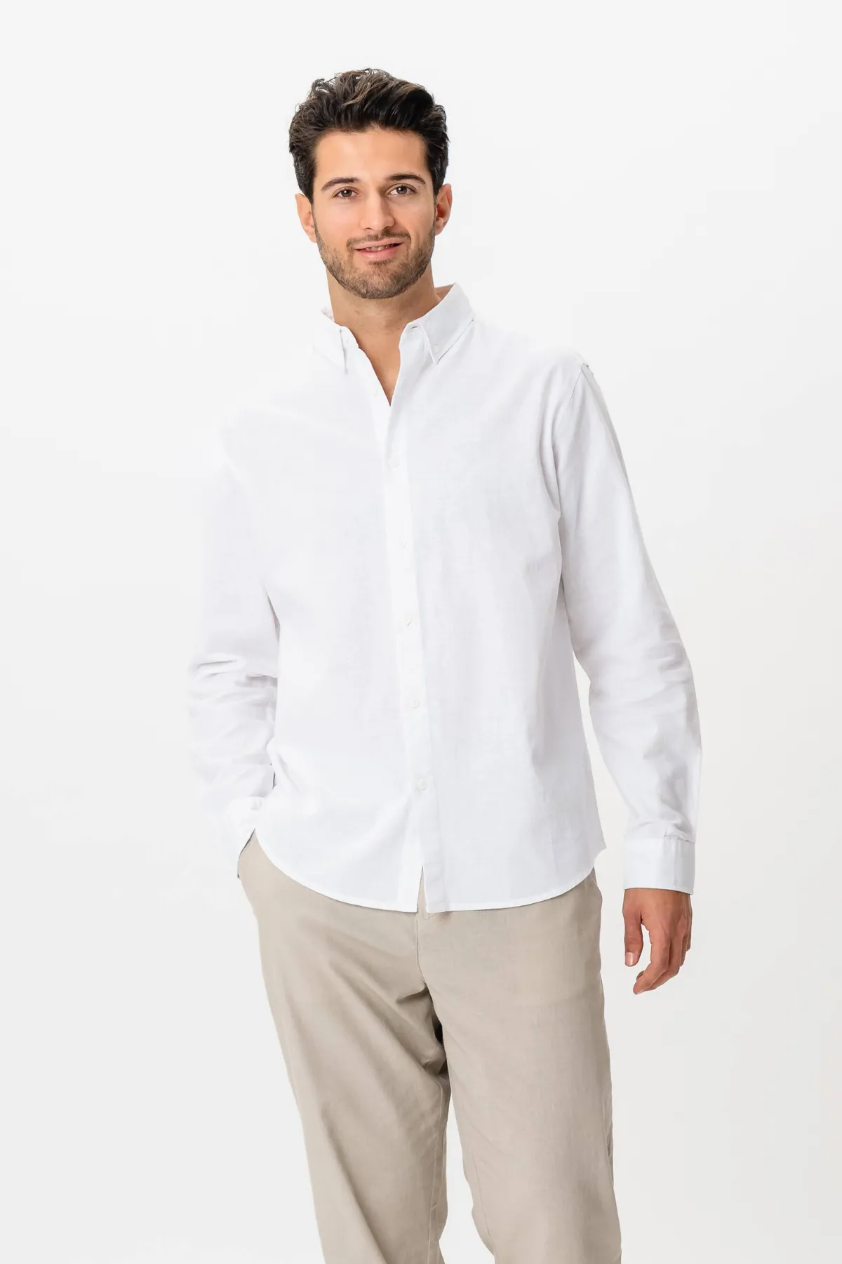 Linen Shirt - White