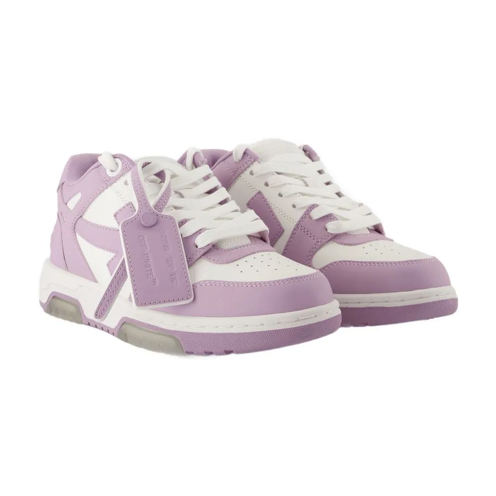 Out Of Office Sneakers - Leather - Purple