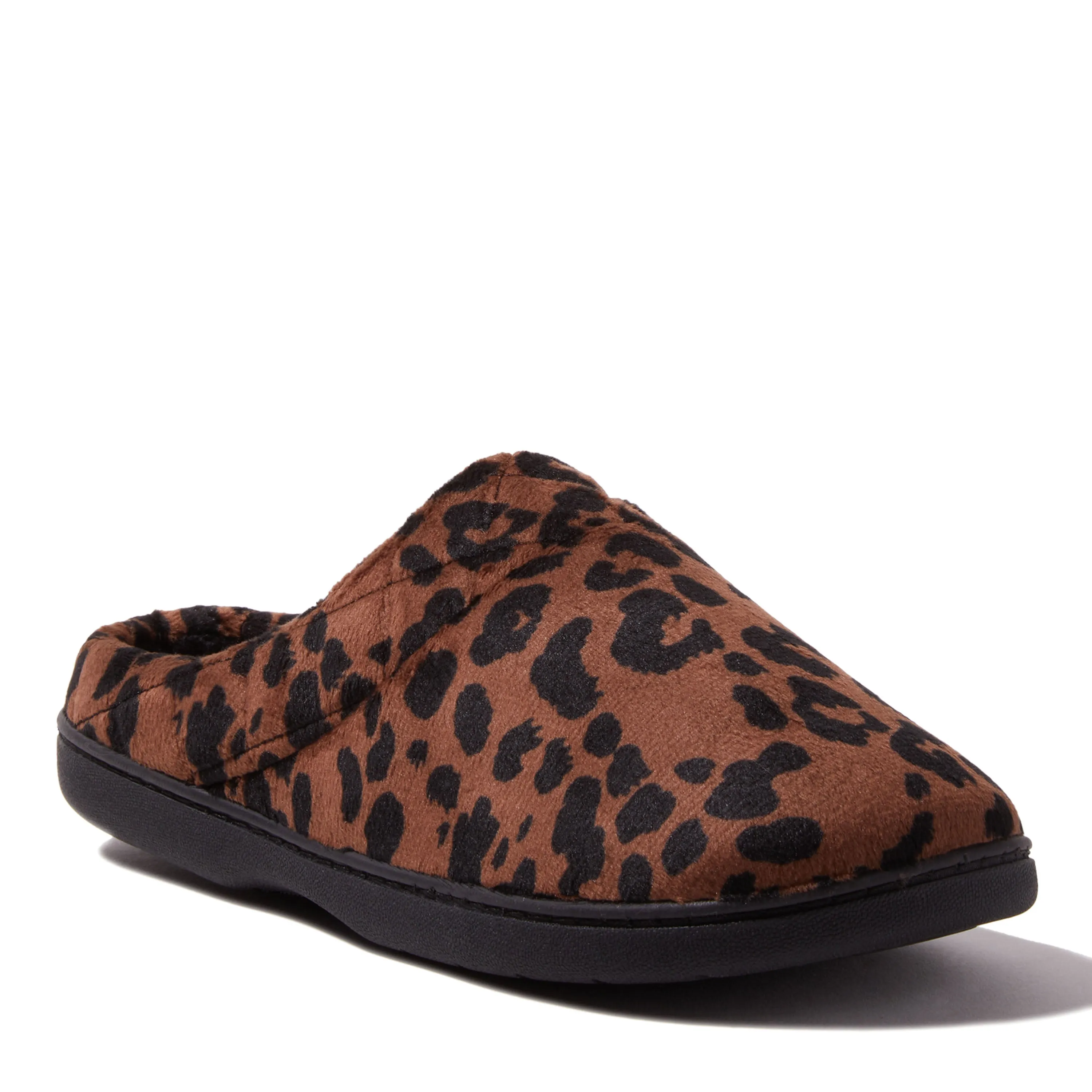 Reformation Dearfoams Women's Darcy Quilted Cuff Velour Clog Slipper