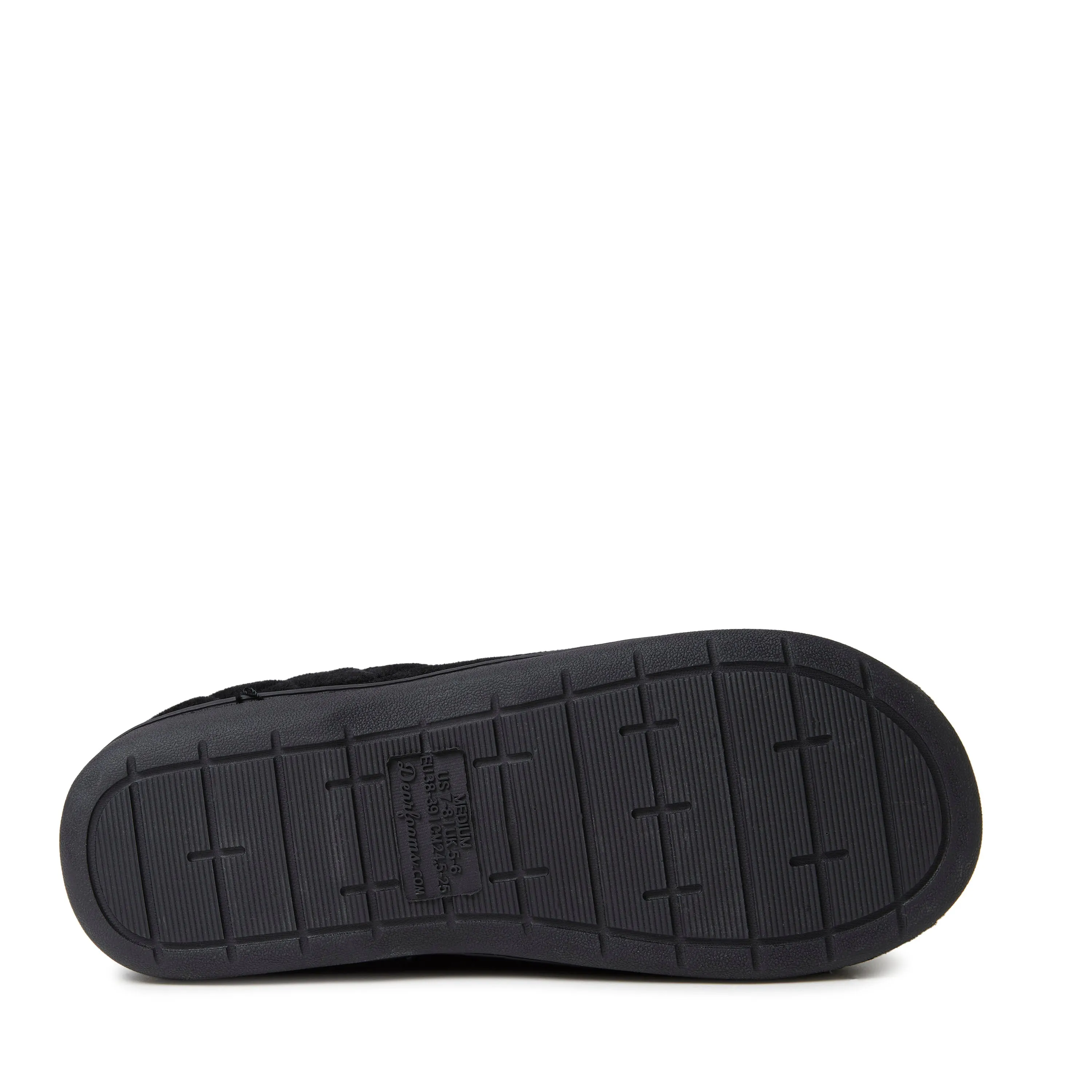 Reformation Dearfoams Women's Darcy Quilted Cuff Velour Clog Slipper