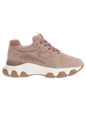 Sneakers Hyperactive In Camoscio Beige