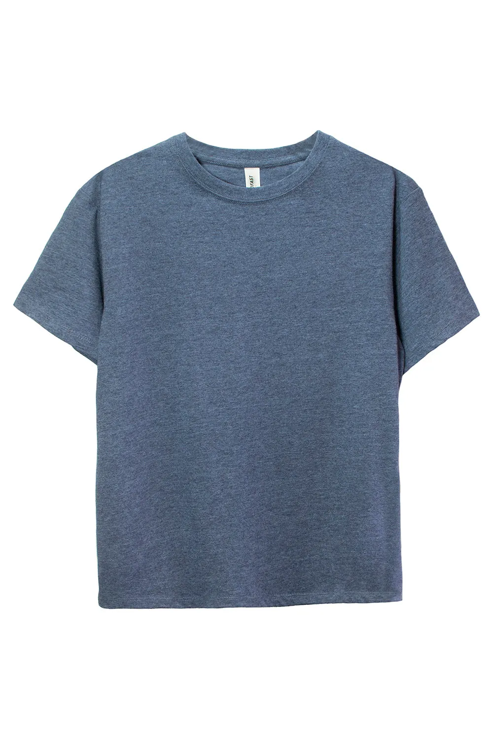 Threadfast Apparel Youth Ultimate Short Sleeve Crewneck T-Shirt - Heather Navy Blue